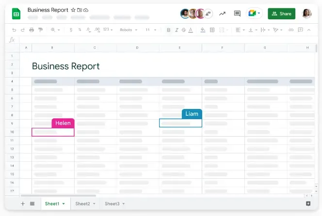 Notion vs Google Sheets : collaboration en temps réel via Google Sheets
