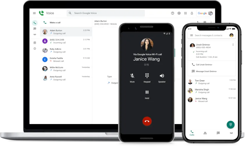 Google Voice: Инструменти за гласови съобщения