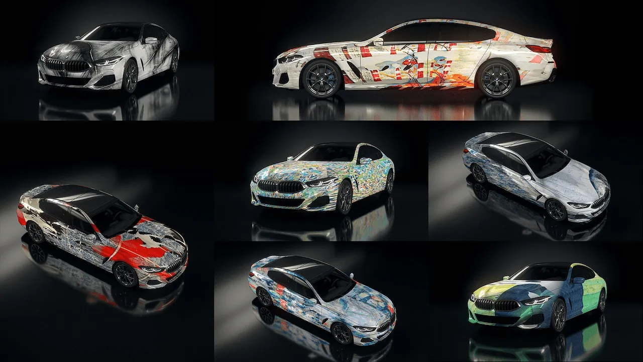 Carros artísticos da BMW