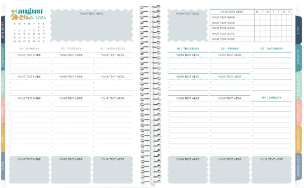 Най-добрите планиращи дневници за продуктивност: Plum Paper Planner