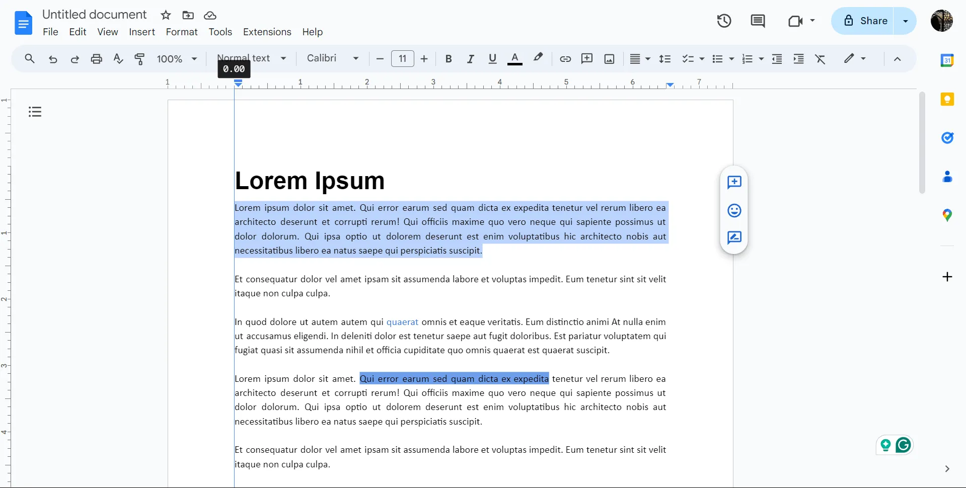 Cách tùy chỉnh lề trong Tài liệu Google