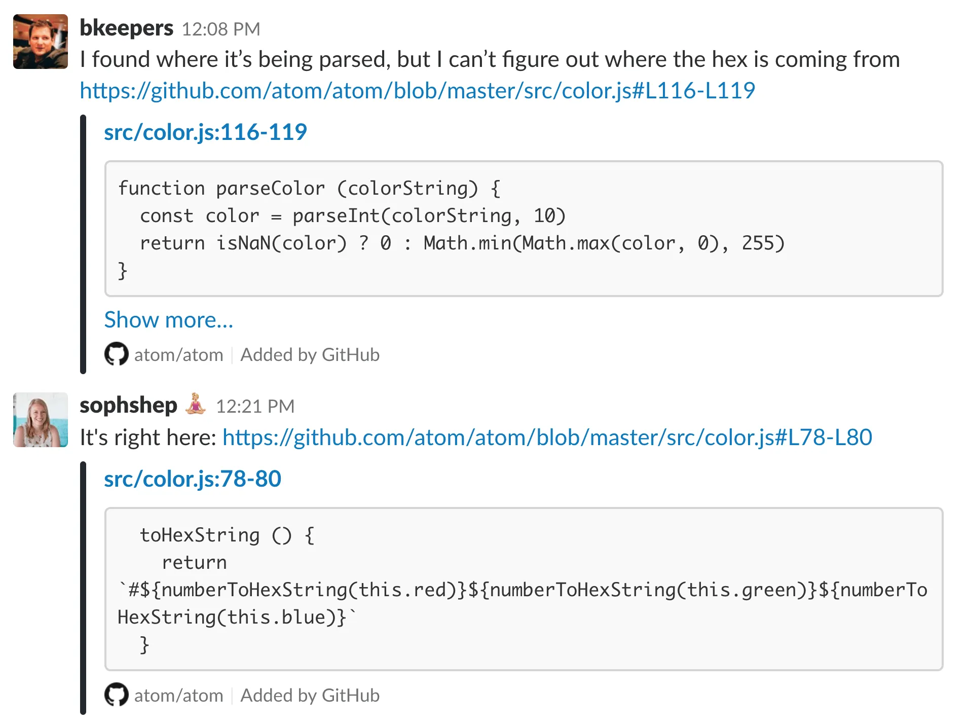 GitHub Slack-integratie