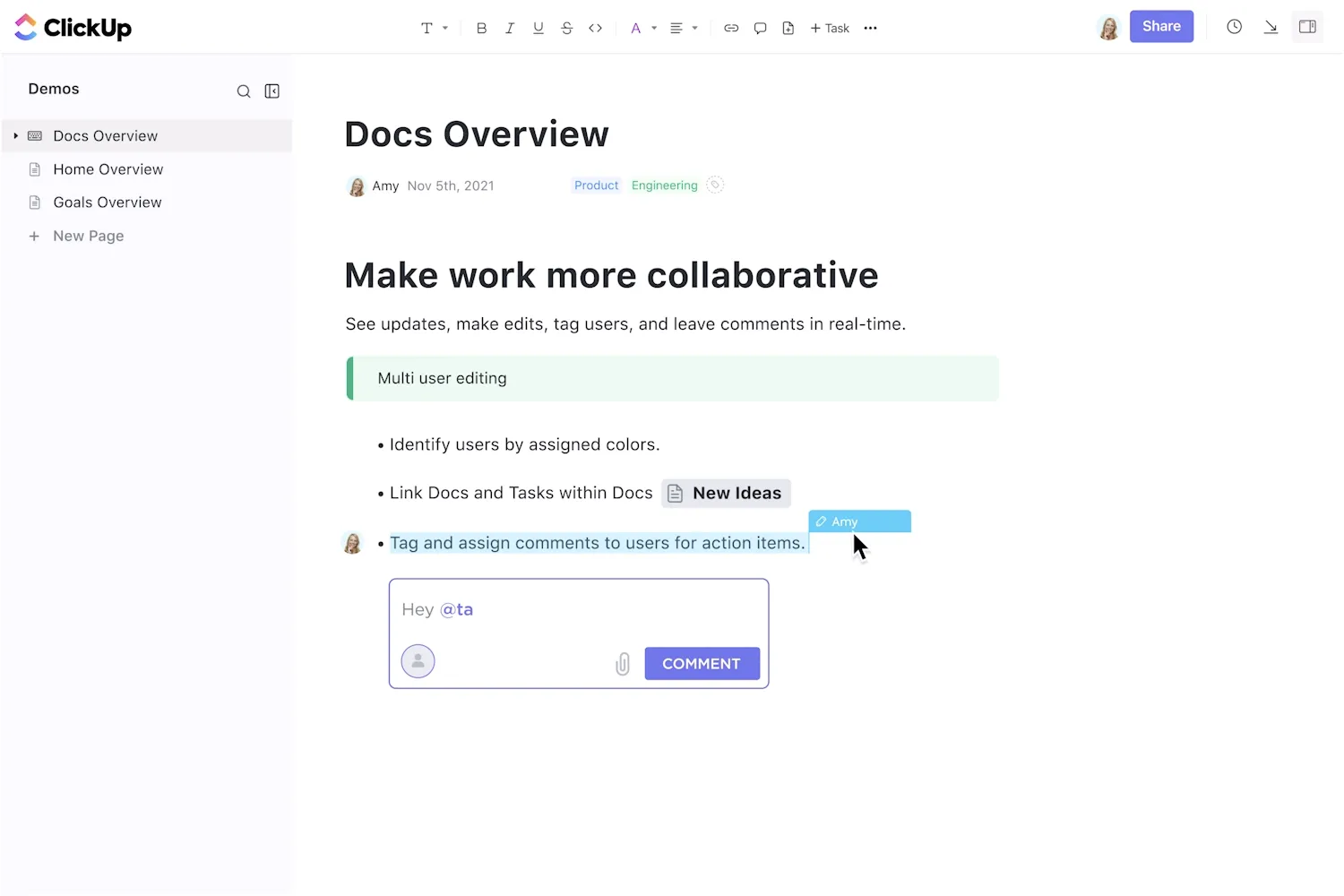 ClickUp Documents