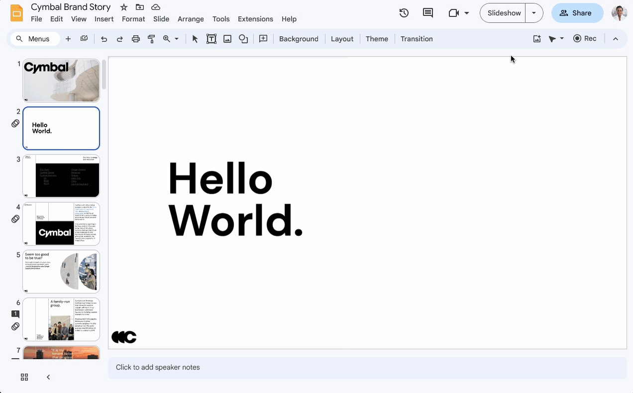 Concevez des éléments visuels avec l'aide de Google