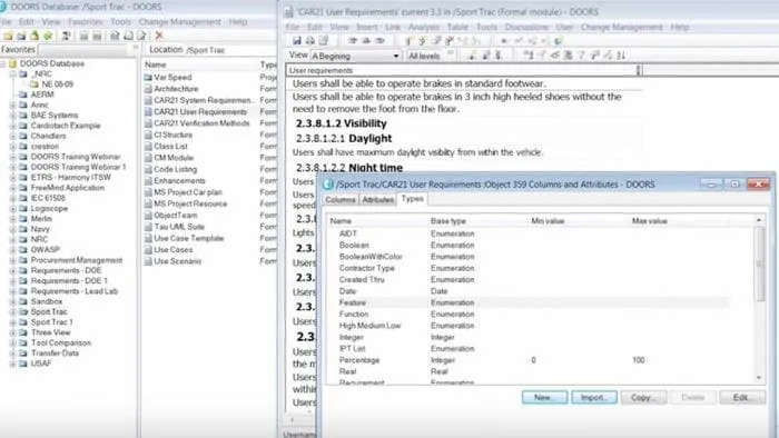 strumenti di gestione dei requisiti IBM DOORS.