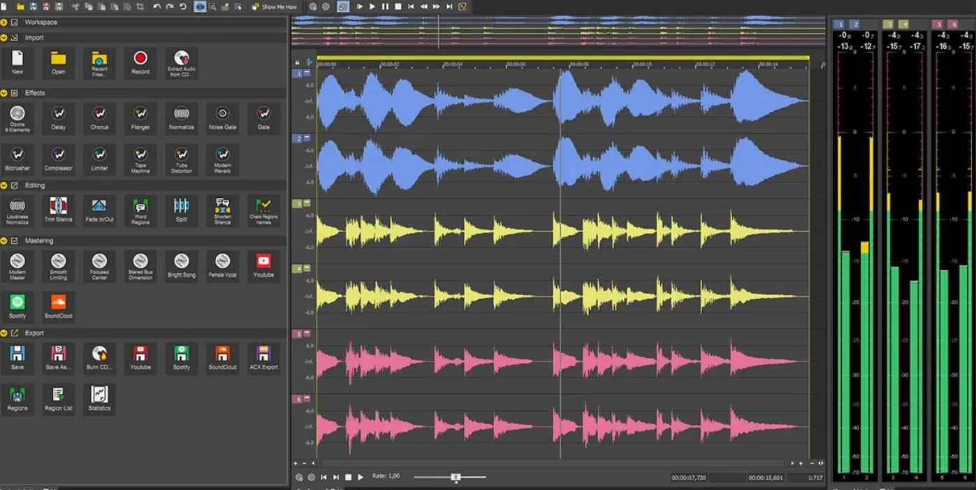 ซอฟต์แวร์เสียงพากย์: Sound Forge: เหมาะที่สุดสำหรับการตัดต่อเสียง, การมาสเตอร์, และการฟื้นฟูเสียง