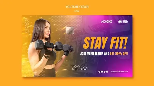 Gym Class YouTube Thumbnail Template by Freepik