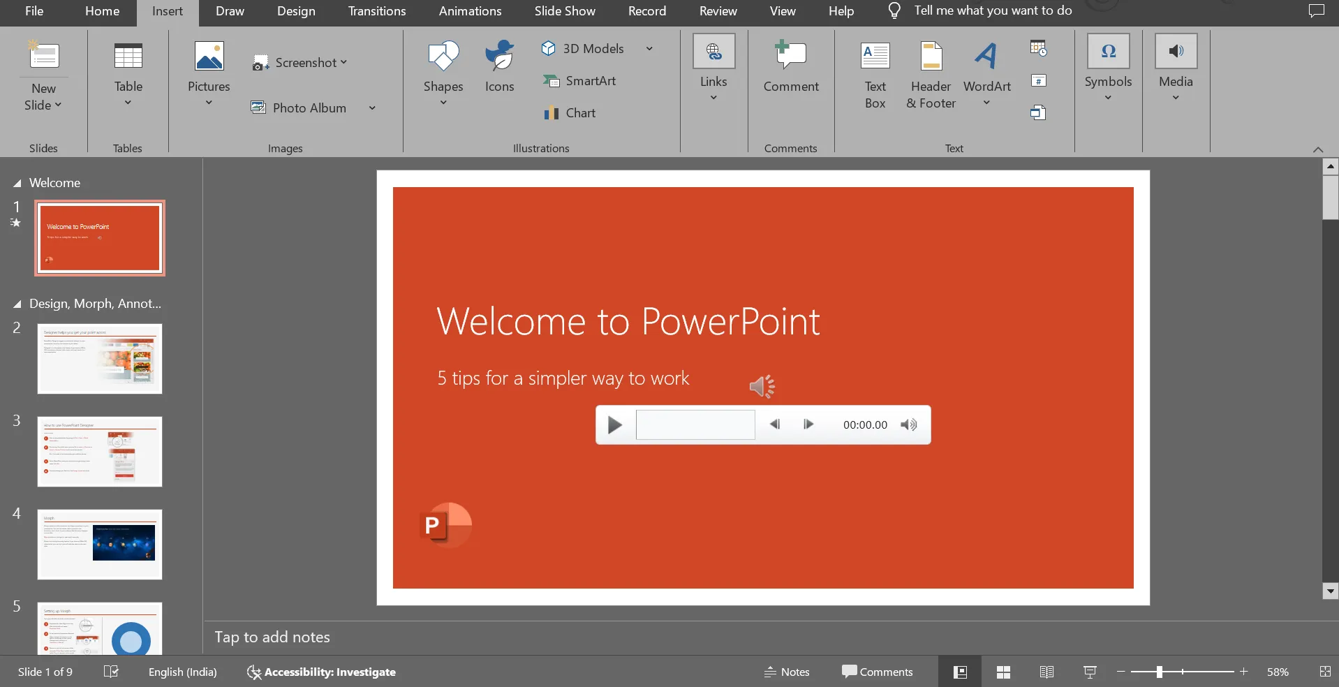 Pare e revise sua gravação: como adicionar narração ao PowerPoint