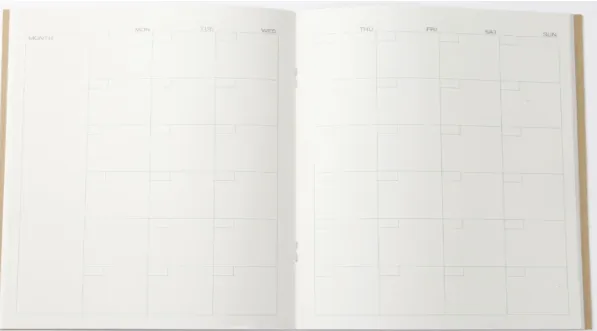 Месечен планиращ календар Muji: Най-добрият планиращ календар за прости месечни прегледи