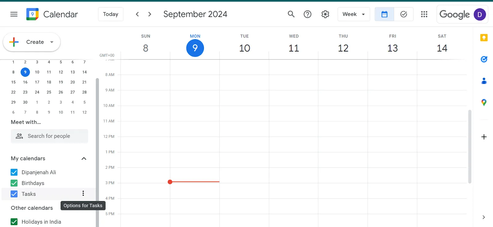 Cómo personalizar Google Calendar: personalizar tareas