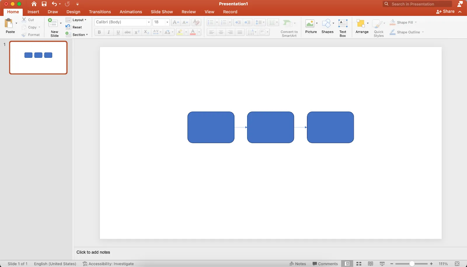 Thêm đường vào các hình khác để tạo/lập sơ đồ PowerPoint