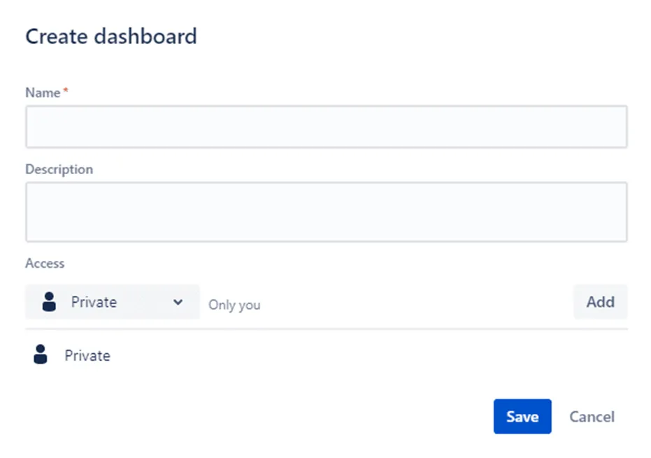Име на Jira таблото