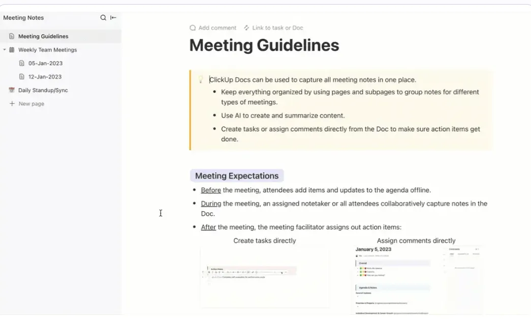 Verwenden Sie vorgefertigte Meeting-Vorlagen So erstellen Sie Notizen zu Meetings in Teams