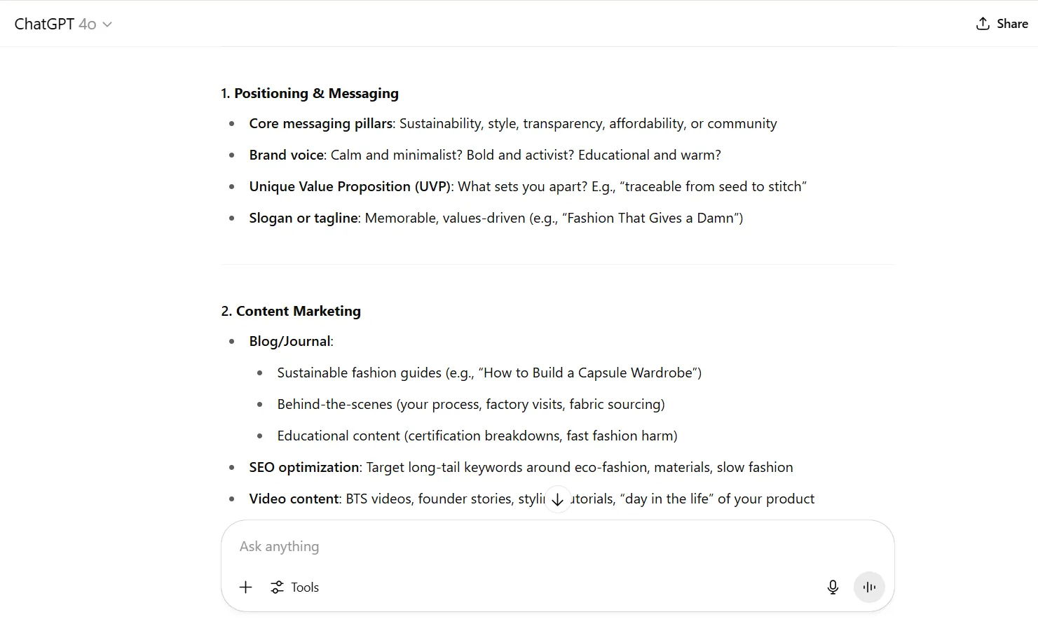 ChatGPT : carte mentale ChatGPT