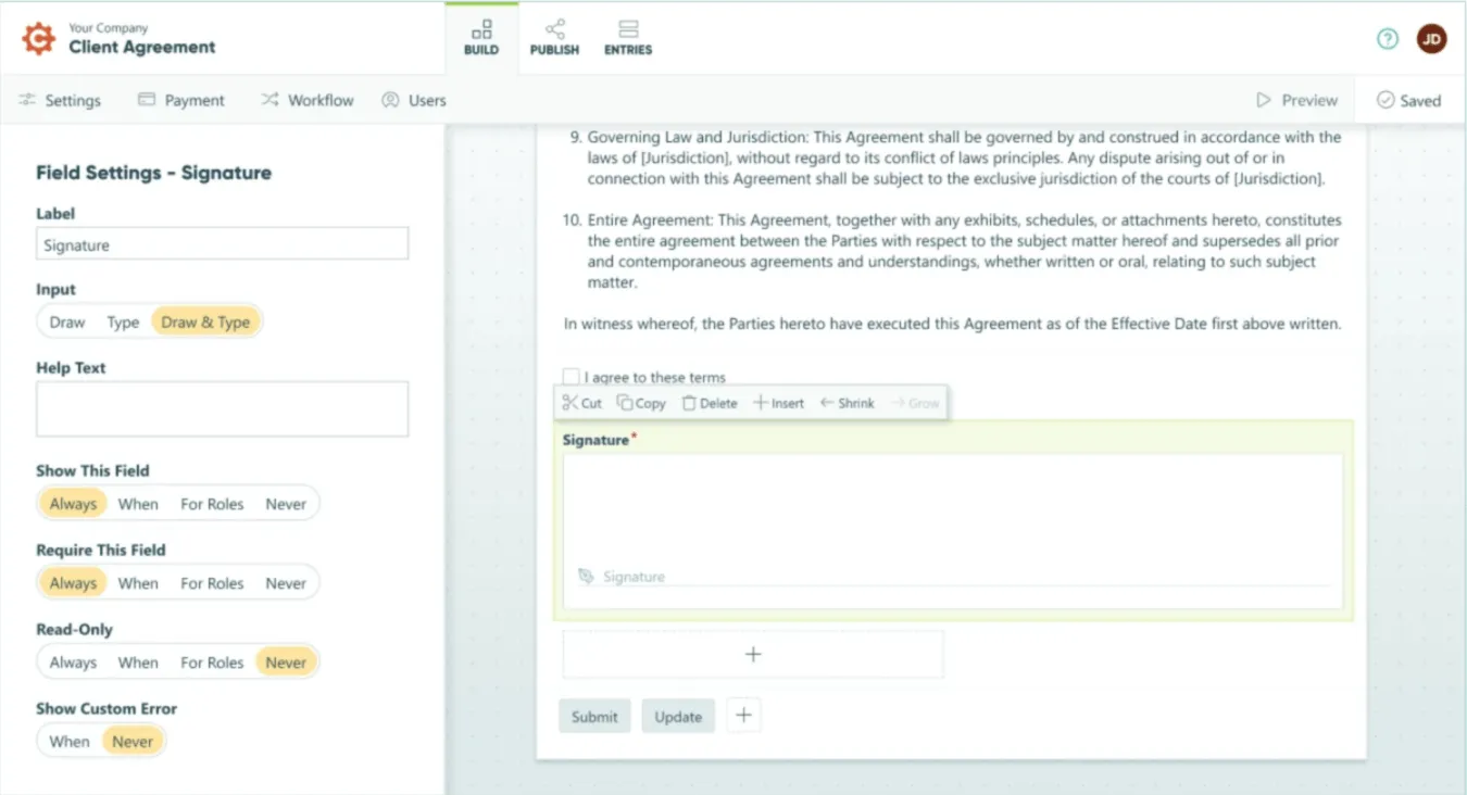 Alternatives à Jotform : Cognito Forms