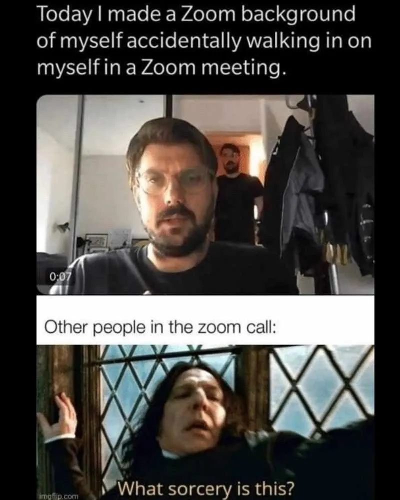 Meme pro Zoom: Vtipné pozadí pro schůzky