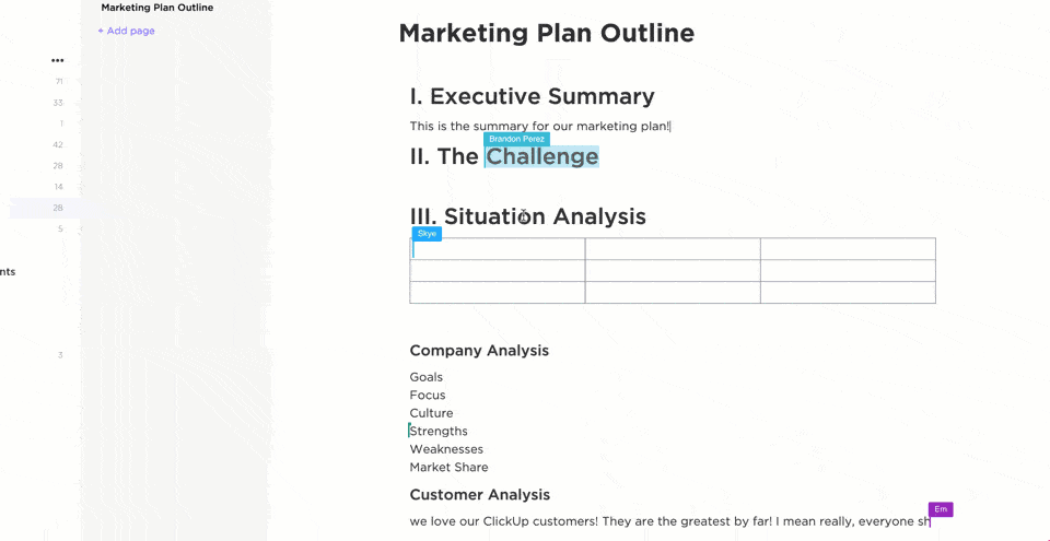 ClickUp Docs – Hur man väljer CRM-programvara för att förbättra kundhanteringen