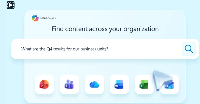 Copilot Search och kopplingar för att hitta information i Microsoft 365 och länkade källor