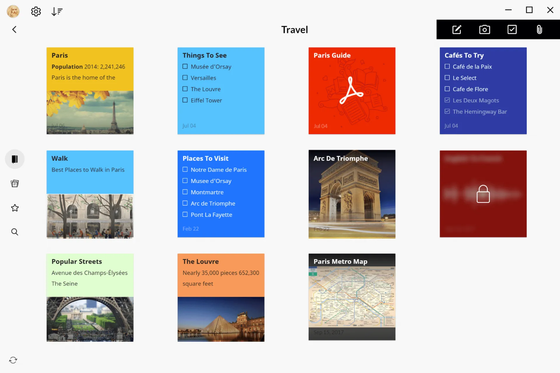 Zoho Notebook pour prendre des notes