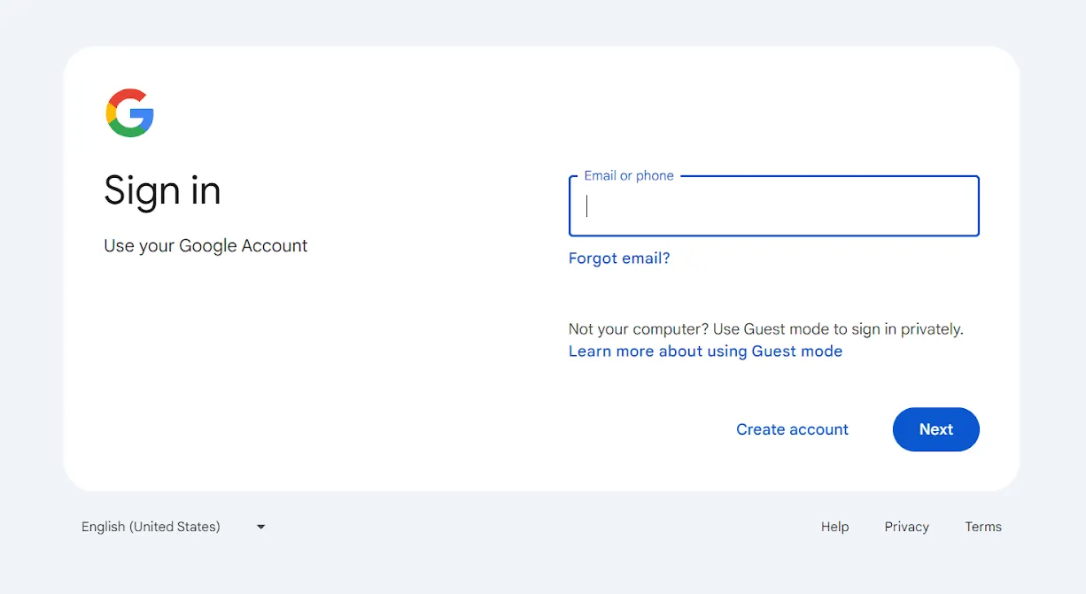 Accedi a Gmail