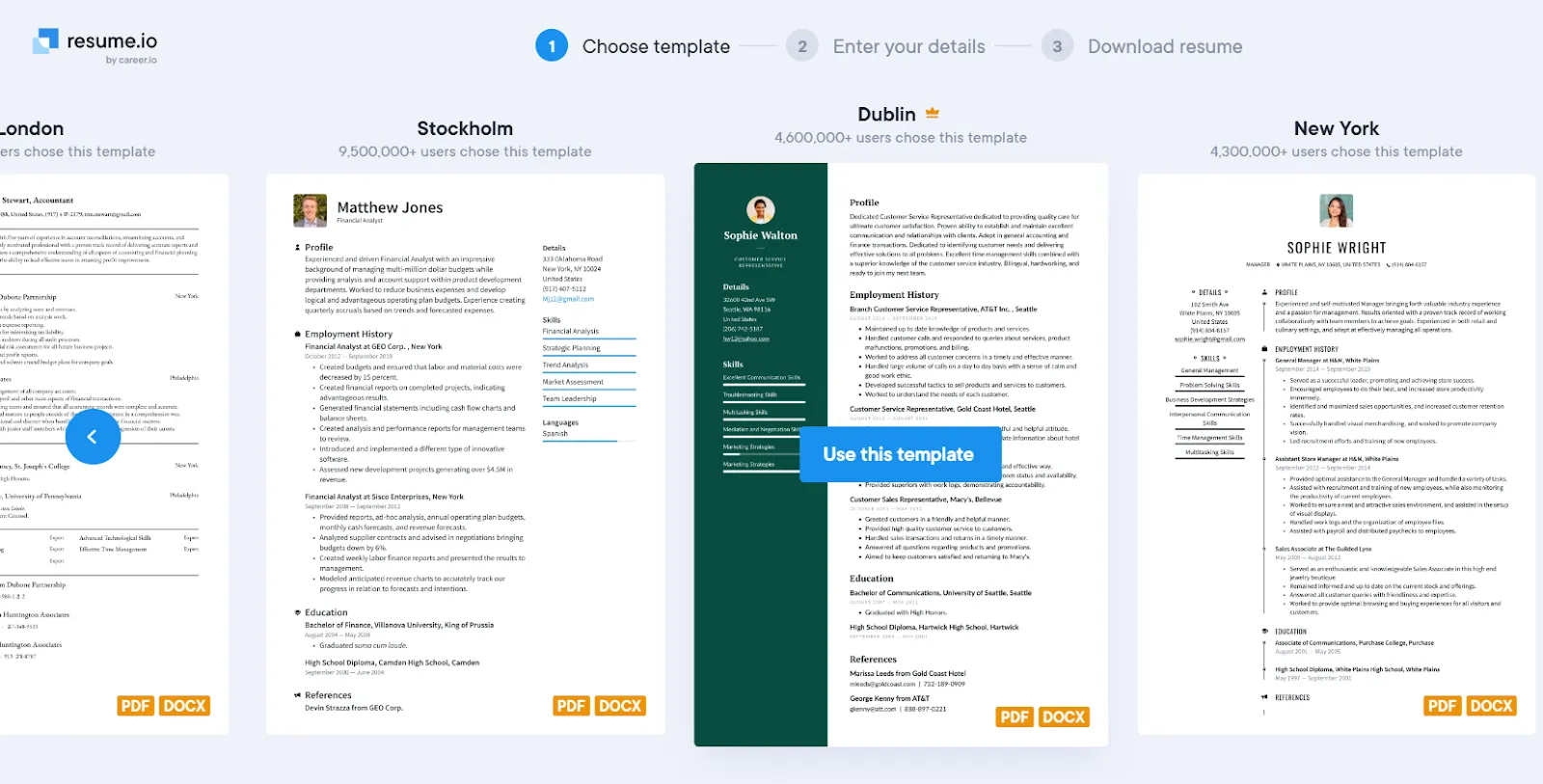 Resume.io ผู้สร้างเรซูเม่ด้วย AI