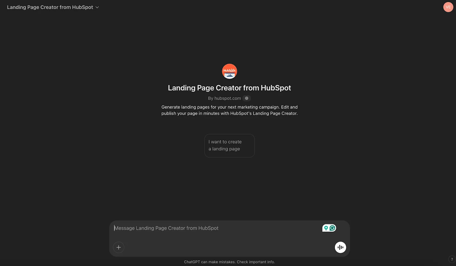 Landing Page Creator от HubSpot: Най-добър за копиране на целеви страници