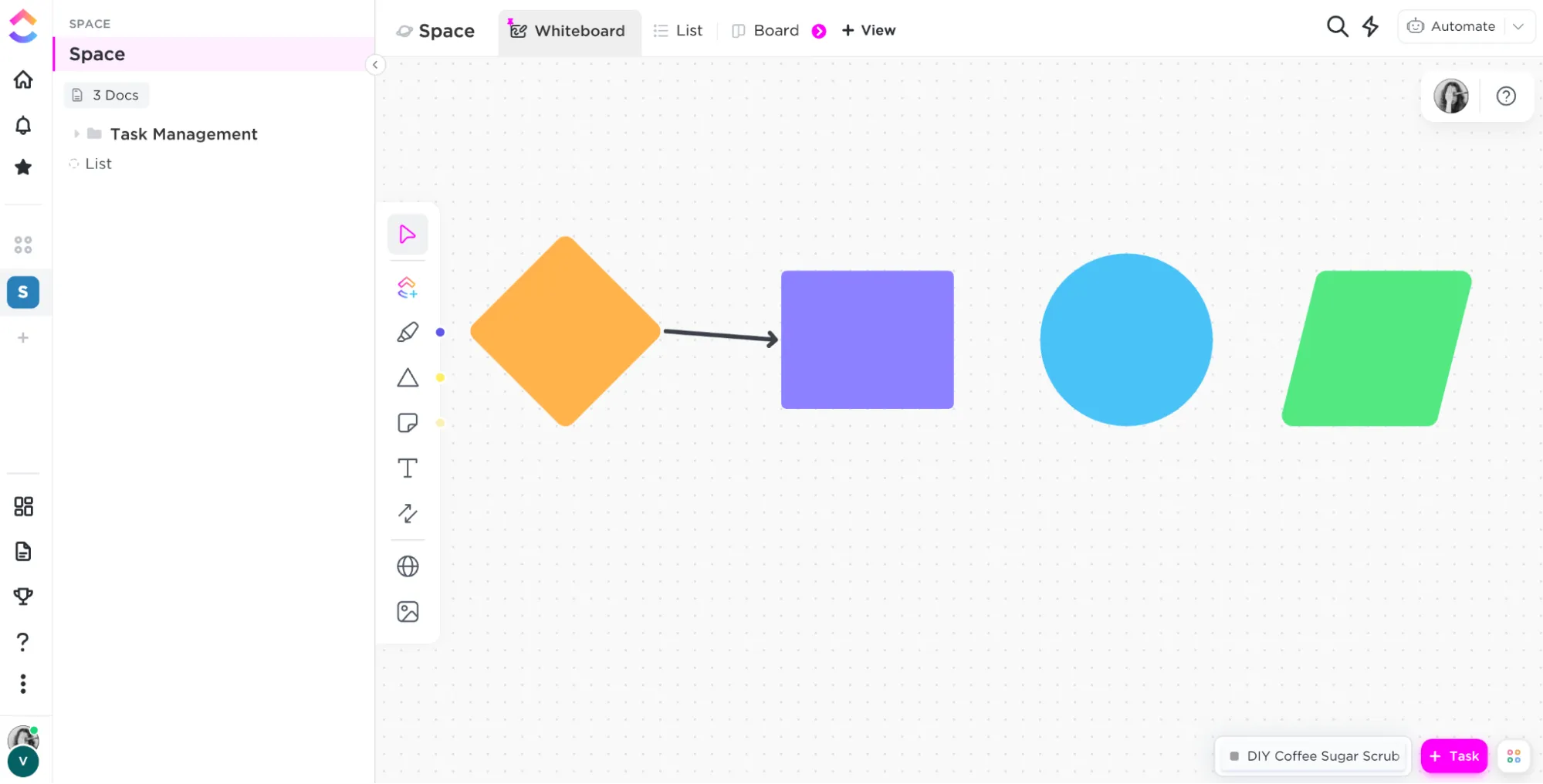 ClickUp-Whiteboards