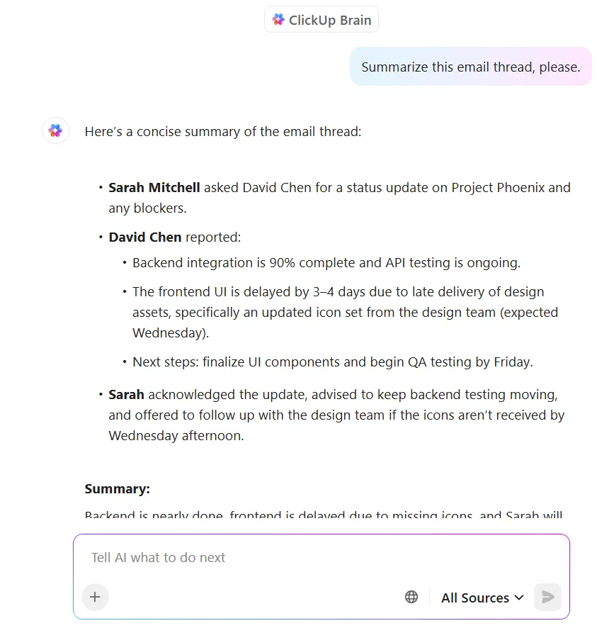 ClickUp Brain: AI로 사무 업무 자동화하는 방법 알아보기