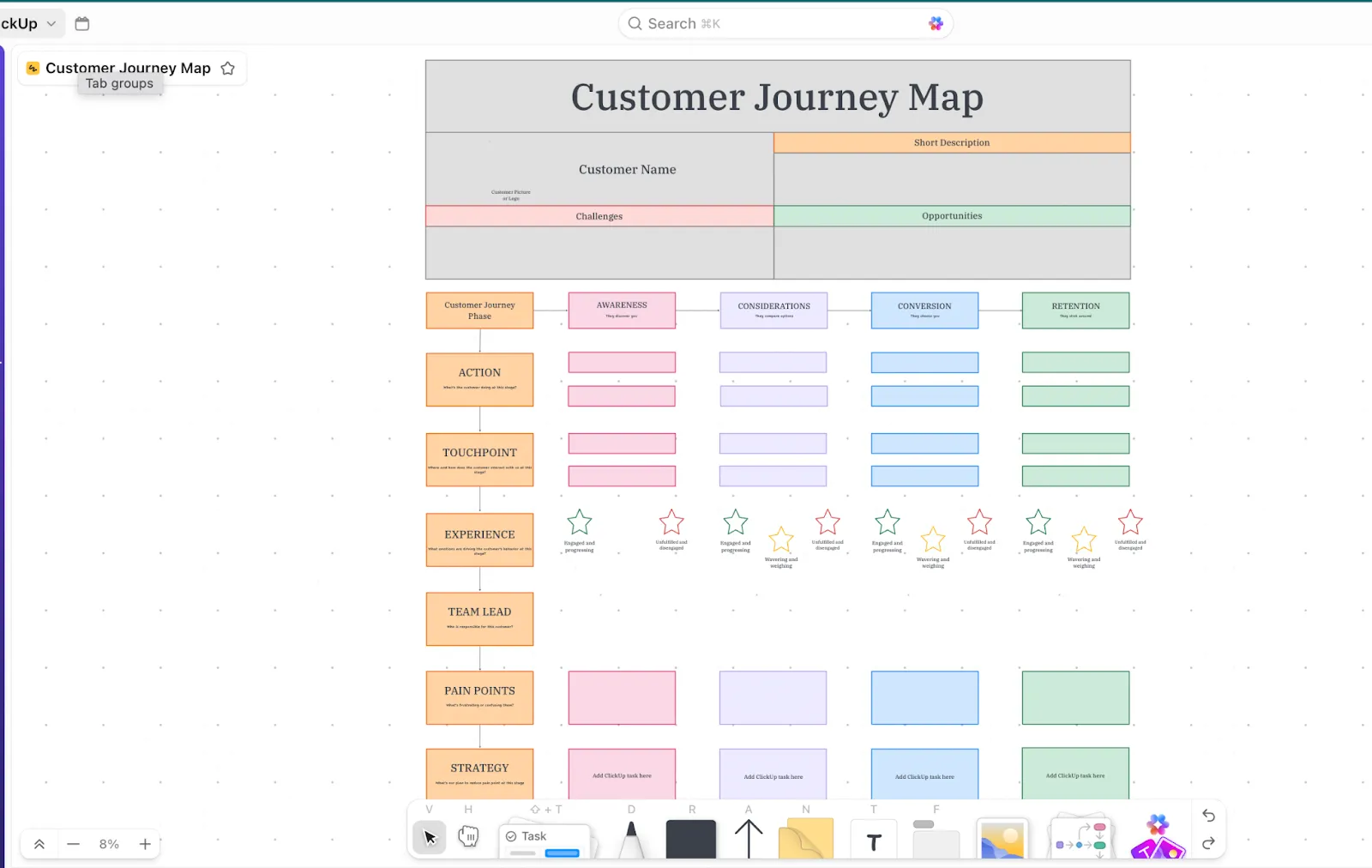ClickUp Whiteboards: ChatGPT Mindmap-Generator