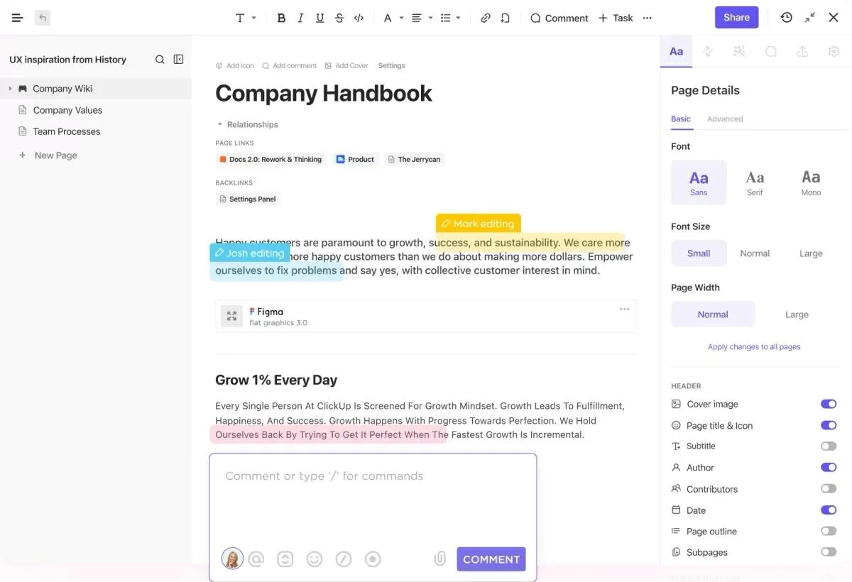 ClickUp Documents