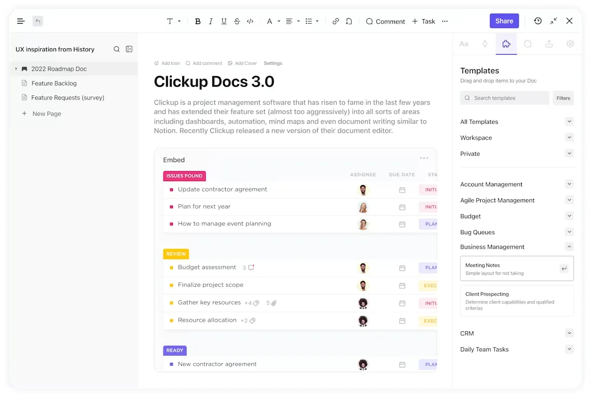 بدائل StoryChief: قم بإنشاء وثائق المحتوى والموجزات وأدلة الأنماط للمراجعة المستقبلية