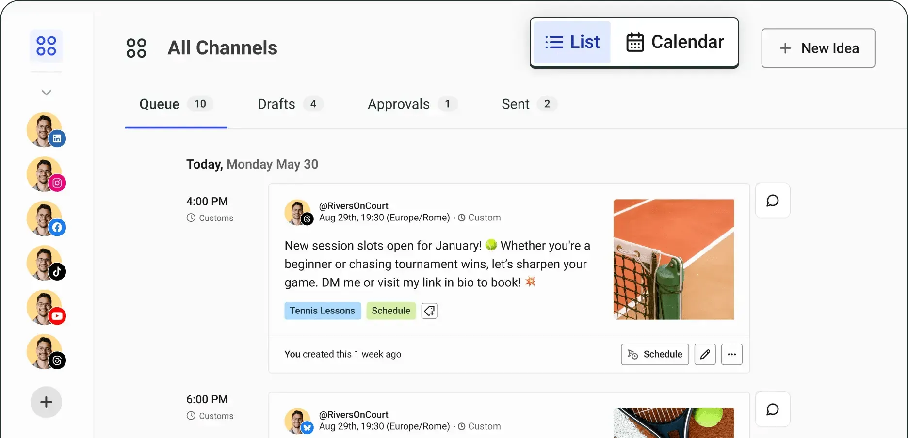 لوحة معلومات Buffer