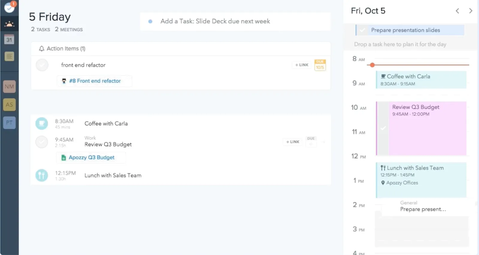 Zeitplanungs-Apps: Plan