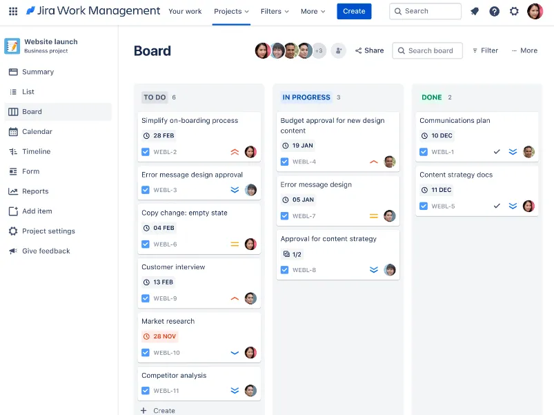 การจัดการงานใน Jira