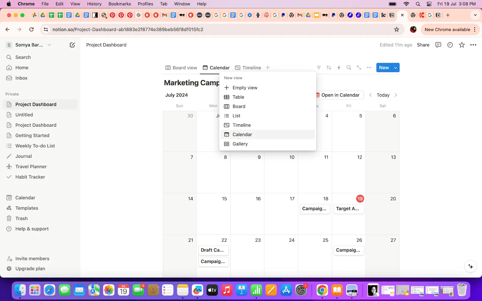 Intégrez des widgets et des outils dans Notion