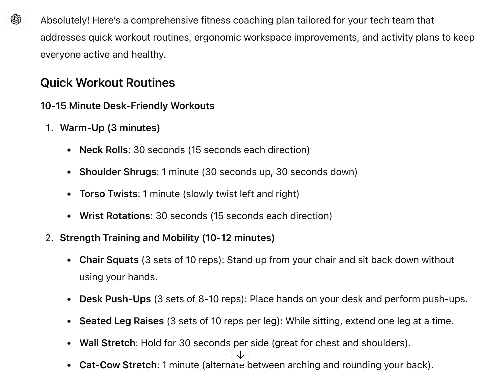 Coaching fitness Invite, instructions