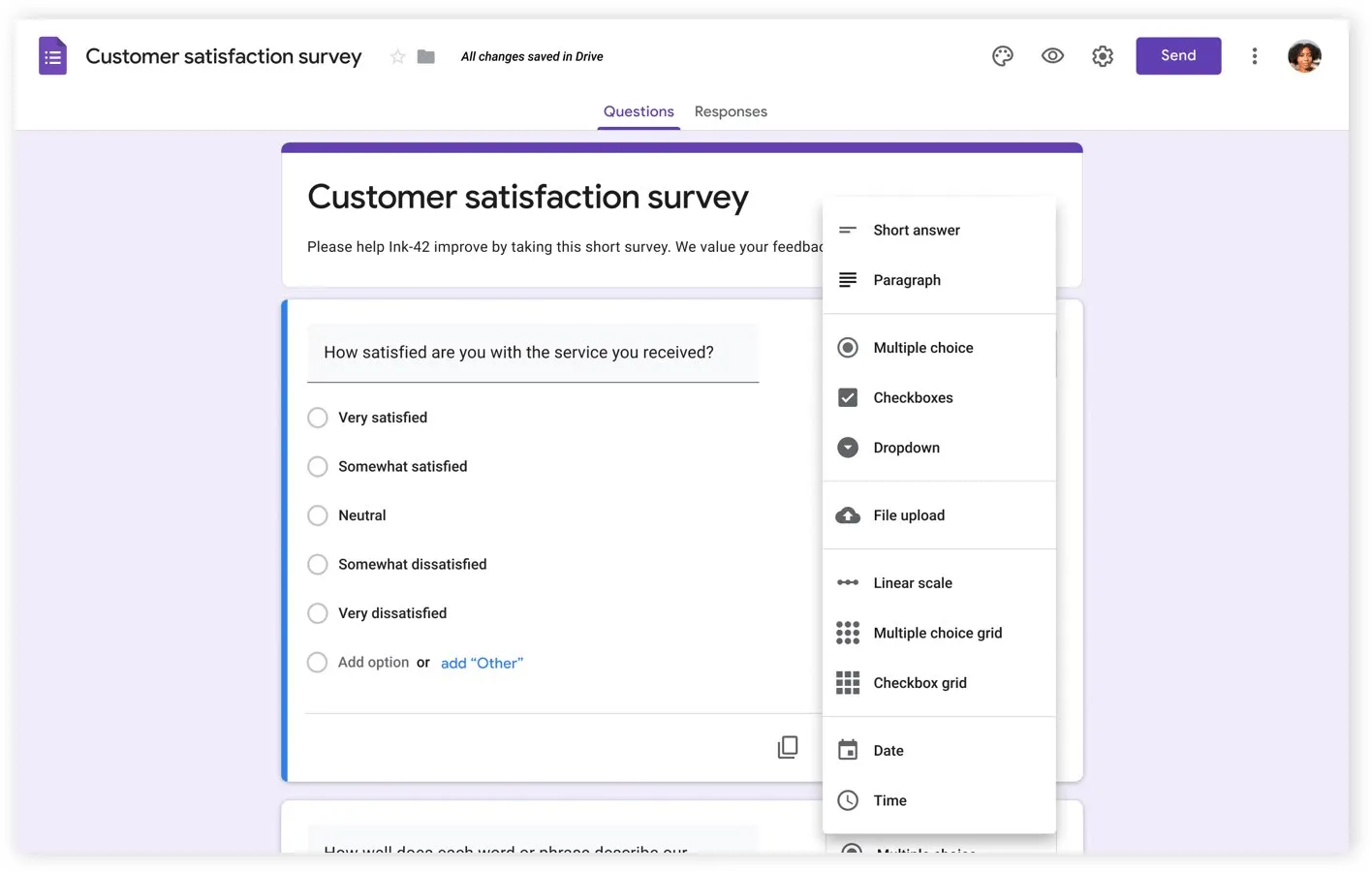 Google Forms: facilidade de uso