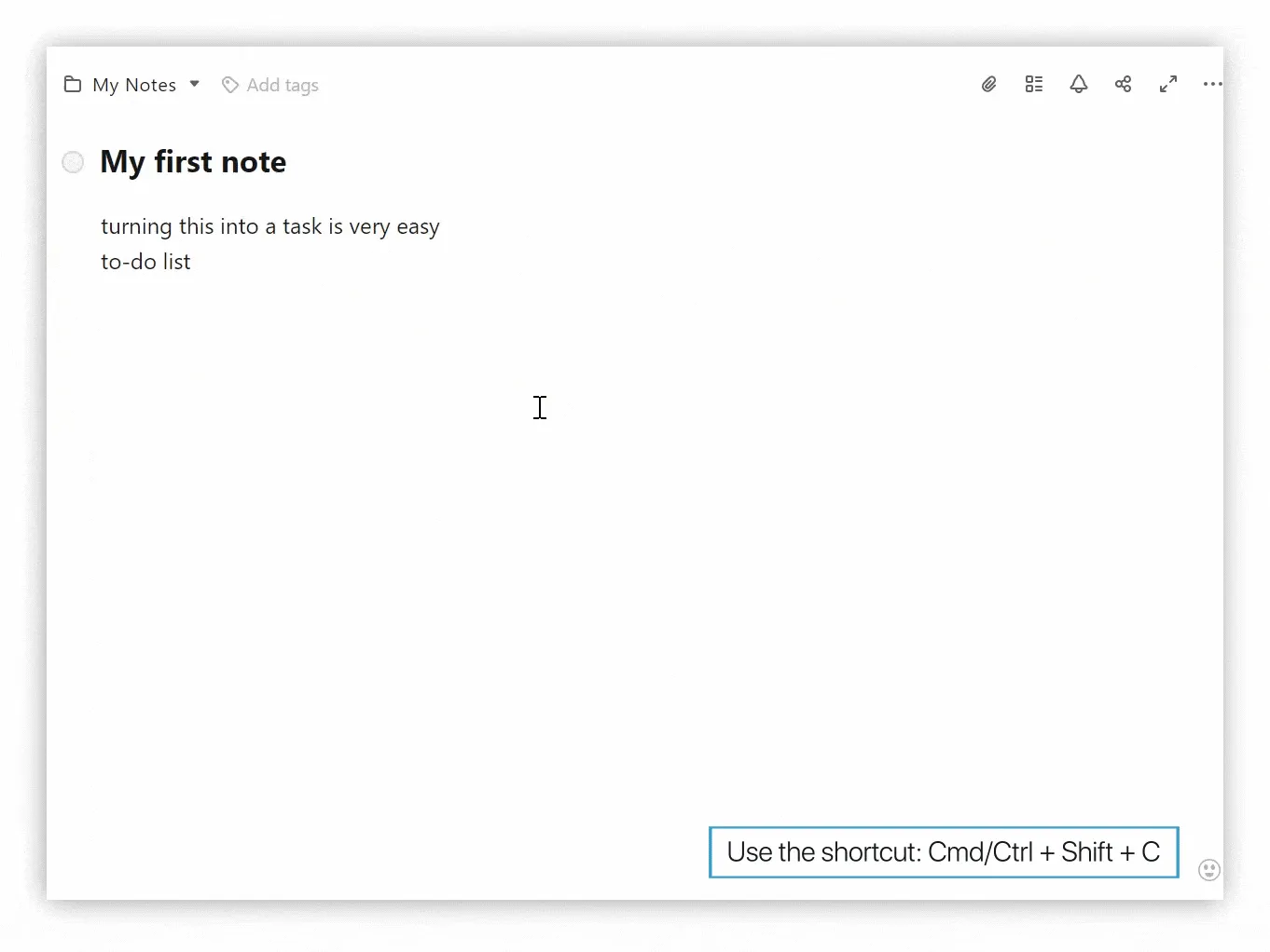 Nimbus Note Dashboard: Alternative zu Google Keep