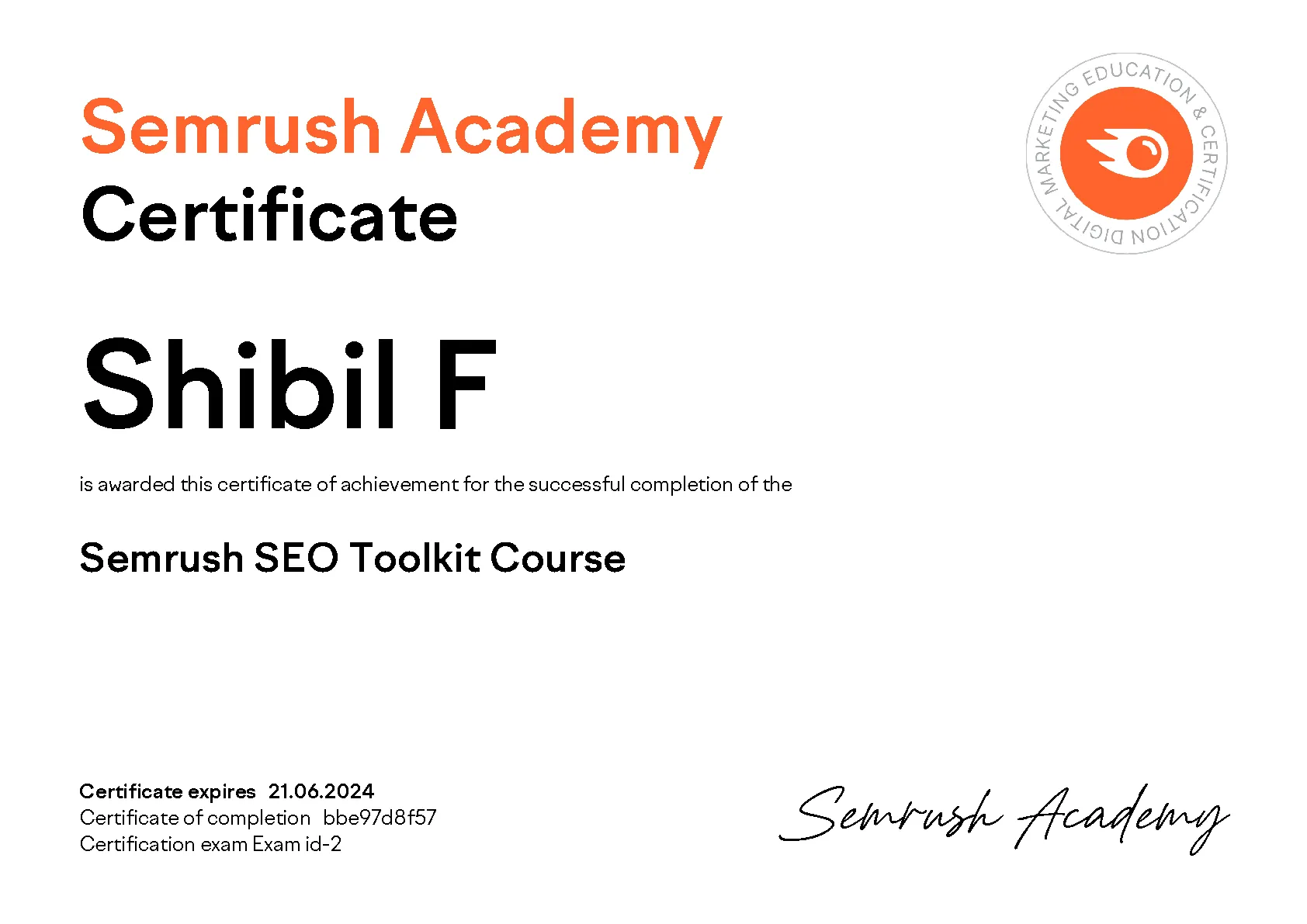 KIT D'OUTILS SEO COURS SEMRUSH