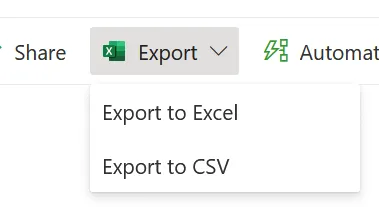 Exportar a Excel