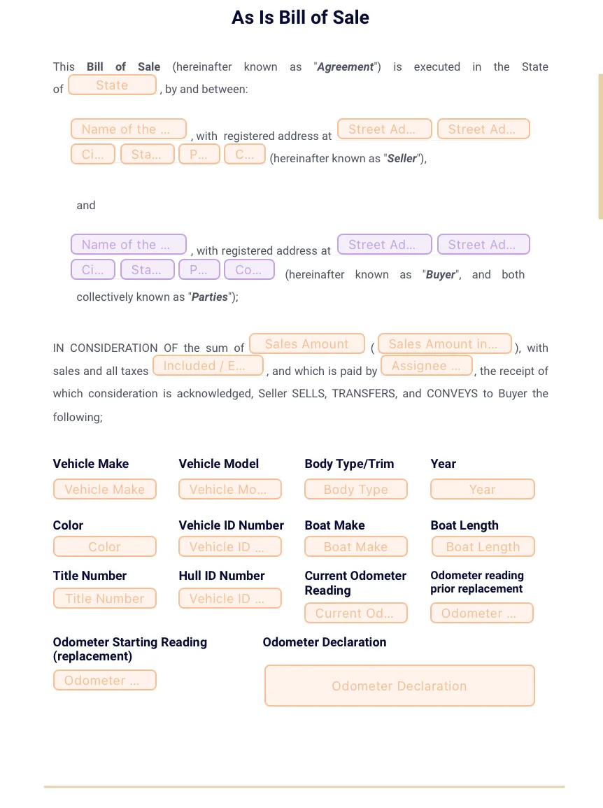 La plantilla de factura de venta tal cual de Jotform funciona bien para transacciones que implican elementos vendidos en su condición actual.