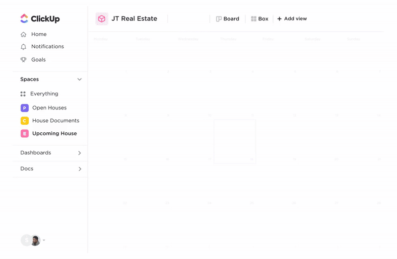 ClickUp Fastighets-CRM