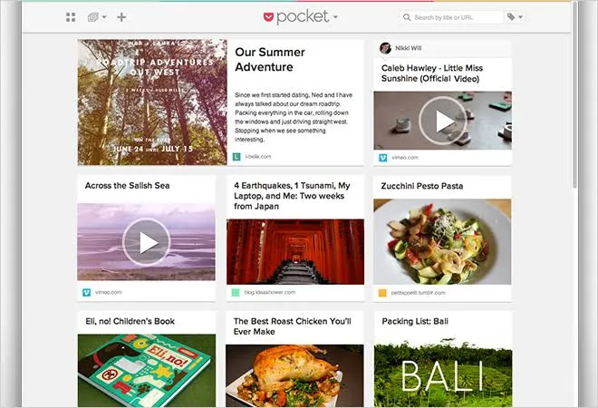 Pocket: mantieni tutto in ordine grazie a funzionalità avanzate