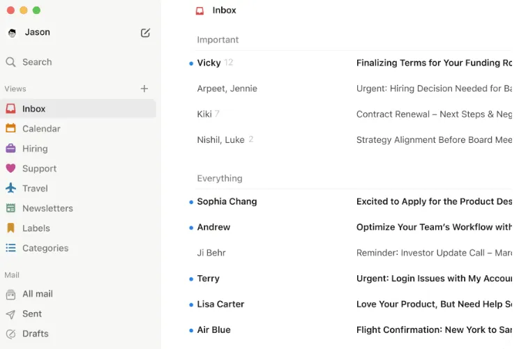 Notion Mail et Superhuman pour la gestion de la boîte de réception