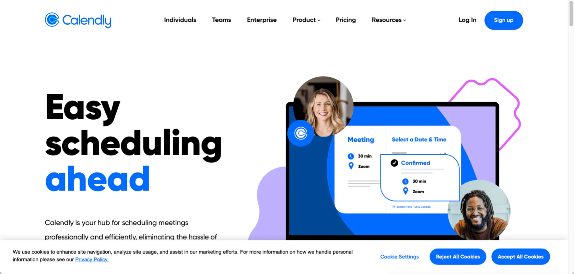 Calendly-Homepage
