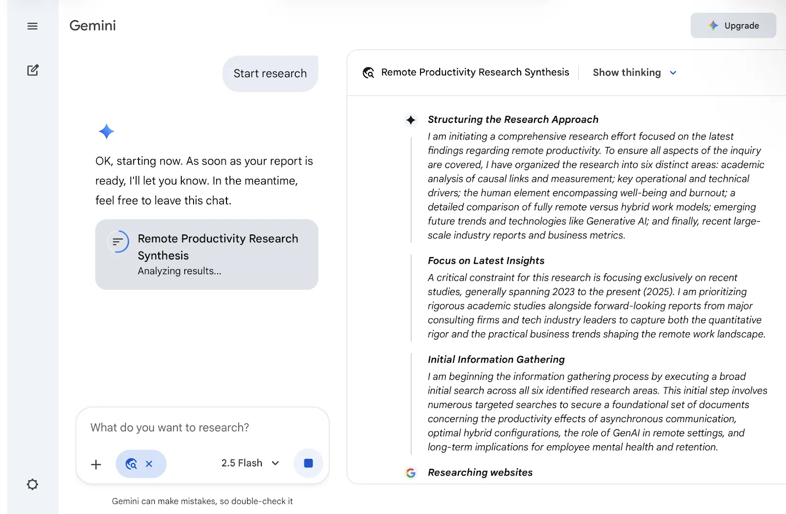 Gemini: herramienta que funciona a partir de la información proporcionada.