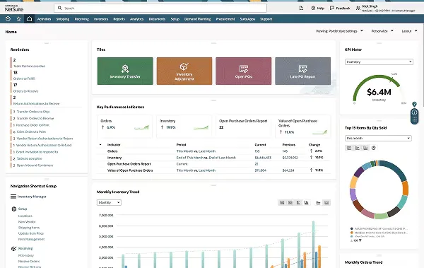 NetSuite مع الذكاء الاصطناعي