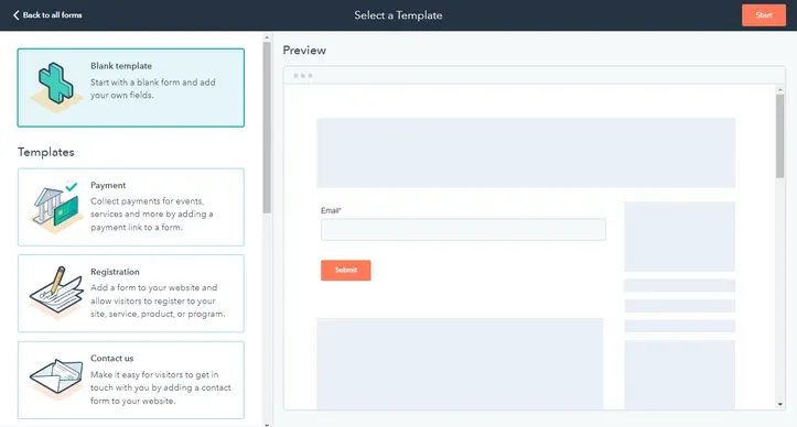 Hubspot: Thay thế Typeform