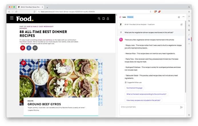 Brave Leo: alternativas ao Google Gemini AI com grandes modelos de linguagem