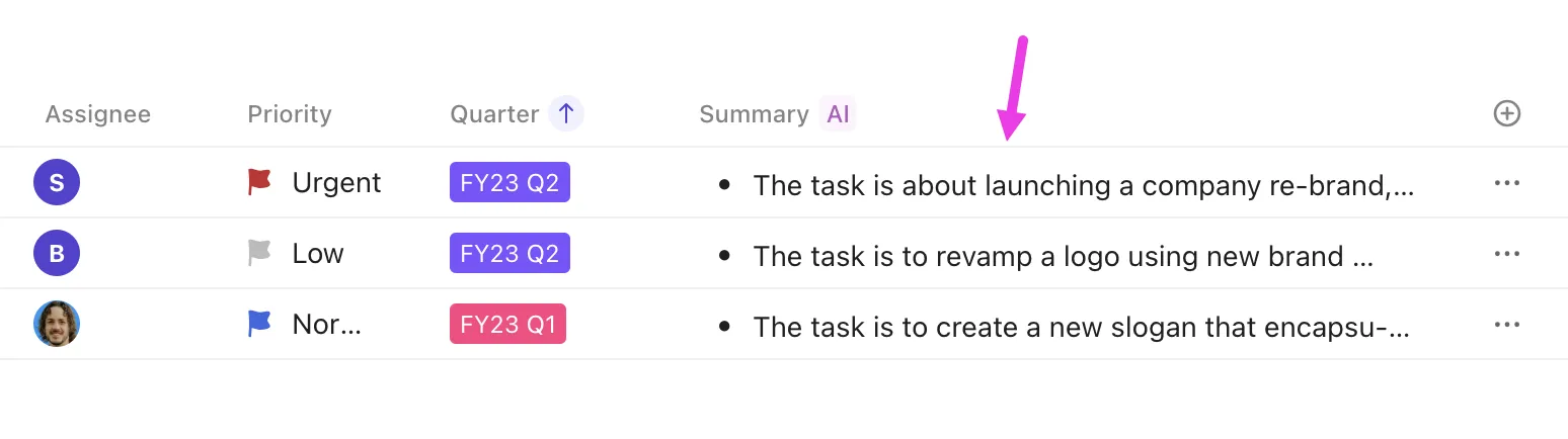 ClickUp AI Fields